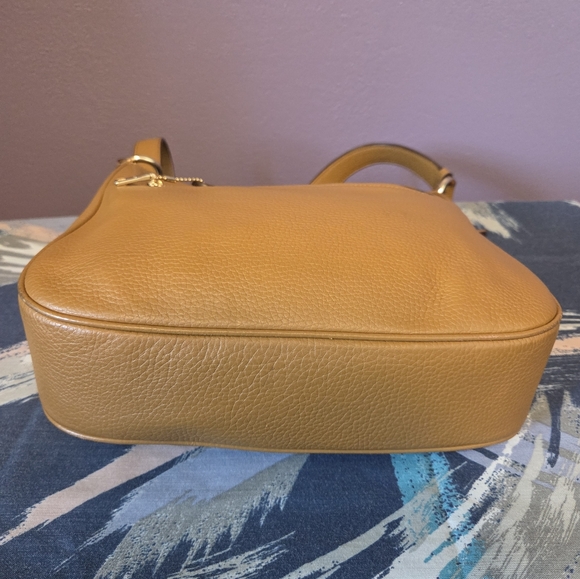 COACH Ellie File Gold-tone Pebble Leather Crossbody Bag - Picture 2 of 12